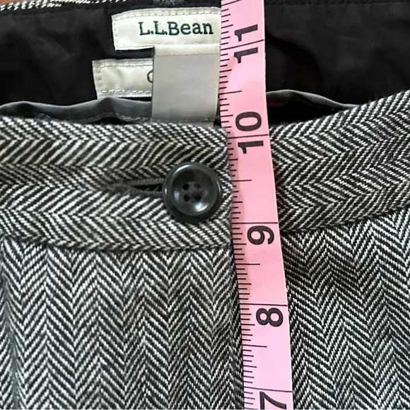 Vintage LL Bean Wool Herringbone Trousers – 30P - Picture 8 of 10